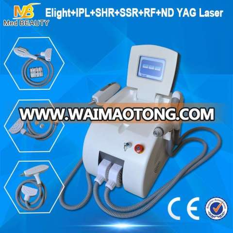 Wholesale Multifunctional E-Light+IPL+RF+ND YAG Laser Machine